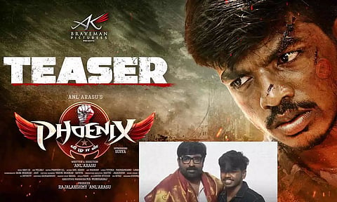 விஜய் சேதுபதியின் மகன் சூர்யா நடிக்கும் 'பீனிக்ஸ் வீழான்' படத்தின் டீசர் வெளியானது