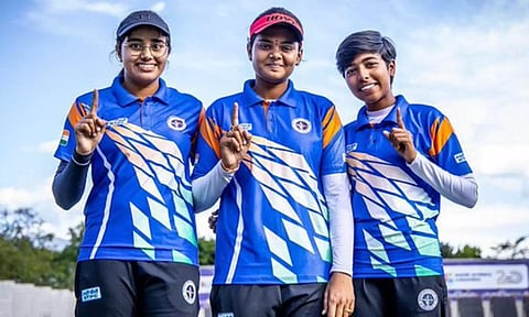 வில்வித்தை உலகக் கோப்பை: இந்திய பெண்கள் அணி தங்கம் வென்று சாதனை
