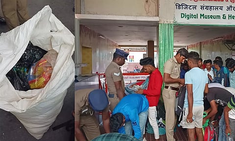 கோவை ரெயில் நிலையத்தில்10 கிலோ போதை பொருட்கள் பறிமுதல்