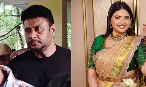 பவித்ரா கவுடாவை மனைவி என குறிப்பிட வேண்டாம்: போலீஸ் அதிகாரிக்கு தர்ஷன் மனைவி கடிதம்