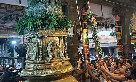 அருணாசலேஸ்வரர் கோவிலில் ஆனி பிரமோற்சவ விழா- கொடியேற்றத்துடன் தொடங்கியது