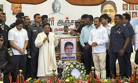 ஆம்ஸ்ட்ராங் படுகொலை தமிழ்நாட்டில் சட்டம், ஒழுங்கு சரியில்லை என்பதை காட்டுகிறது... மாயாவதி