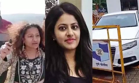 துப்பாக்கியுடன் தாய்.. AUDI காரை பறிமுதல் செய்த போலீஸ்.. சிக்கலில் பூஜா ஐ.ஏ.எஸ் - நடப்பது என்ன?