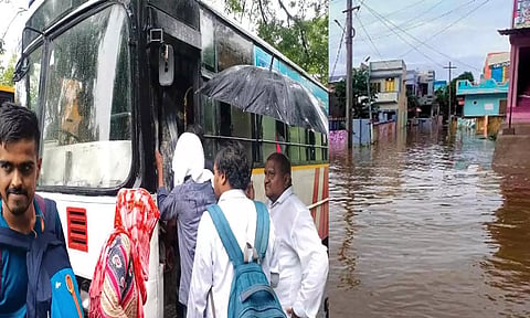 தெலுங்கானாவில் சிக்கித் தவித்த ரெயில் பயணிகள் 10 ஆயிரம் பேர் சொந்த ஊருக்கு செல்ல மாற்று ஏற்பாடு