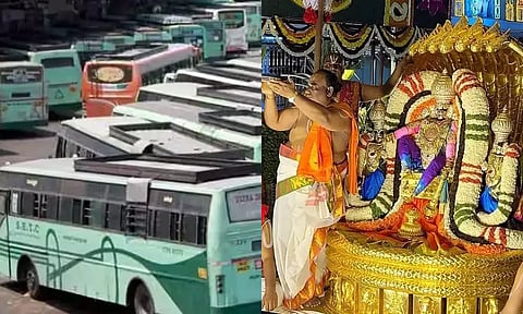 திருப்பதி பிரமோற்சவ விழா- தமிழகத்தில் இருந்து 150 சிறப்பு பஸ்கள் இயக்கம்