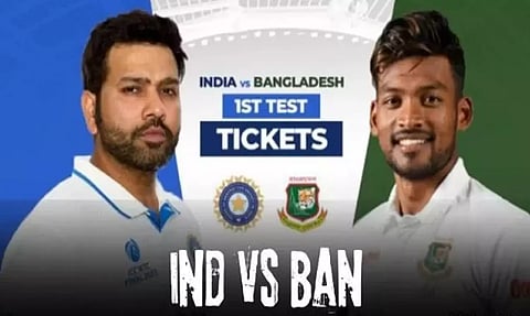 இந்தியா- வங்கதேசம் இடையேயான முதல் டெஸ்ட் போட்டி: டிக்கெட் விற்பனை விவரம்