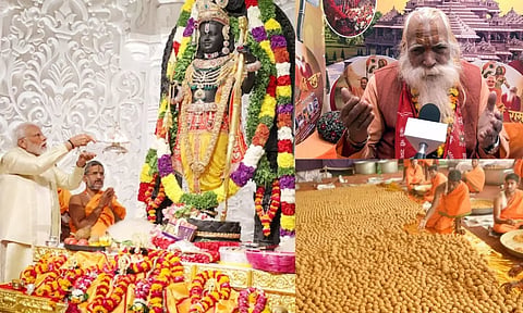 அயோத்தி ராமர் கோவில் கும்பாபிஷேகத்தில் 1 லட்சம் திருப்பதி லட்டுகள் விநியோகம் - தலைமை பூசாரி வருத்தம்