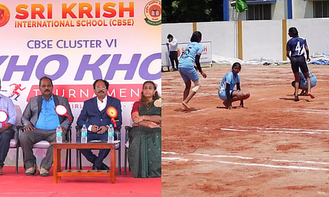 தேசிய அளவில் கோ கோ போட்டி - கோவூர் ஸ்ரீ கிரிஷ் இண்டெர்நேஷனல் பள்ளி முதலிடம்