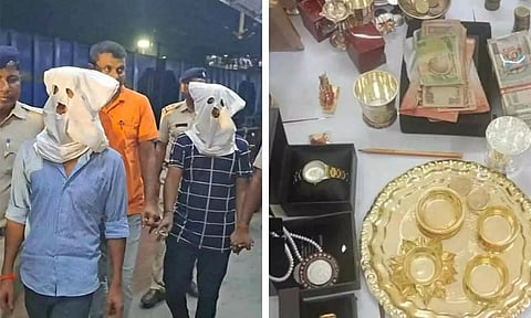 தெலுங்கானா துணை முதல் மந்திரி வீட்டில் திருடிய 2 பேர் கைது