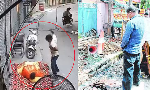 urinate in public in Delhi