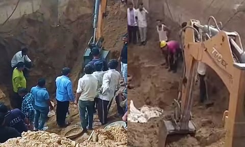 குஜராத்தில் கட்டுமான பணியில் சுவர் இடிந்து 6 தொழிலாளர்கள் பலி.. பிரதமர் நிவாரணம் அறிவிப்பு
