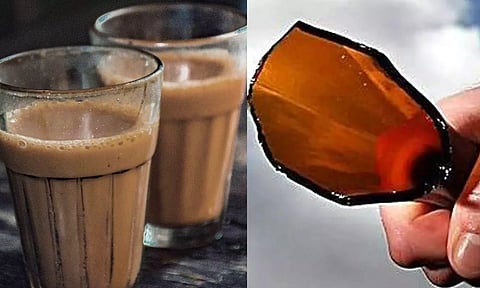 என்னடா கேட்ட.. டீ குடிக்க கூப்பிட்டவரின் மண்டையை பீர் பாட்டிலால் பொளந்த கணவன் - மனைவி