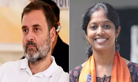 வயநாடு தொகுதி மக்களின் தேவைகளை ராகுல்காந்தி பூர்த்தி செய்யவில்லை- நவ்யா ஹரிதாஸ்