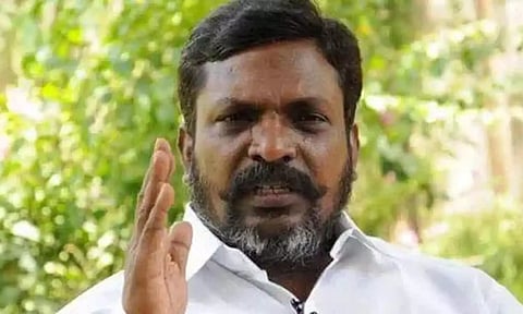 புயல், வெள்ளம் இல்லாத நிலையில் தமிழக அரசு மீது திட்டமிட்டு களங்கம் ஏற்படுத்த முயற்சி- திருமாவளவன்
