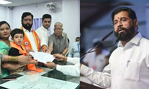 மகாராஷ்டிர தேர்தல்: முதல்வர் ஏக்நாத் ஷிண்டே வேட்புமனுத் தாக்கல்