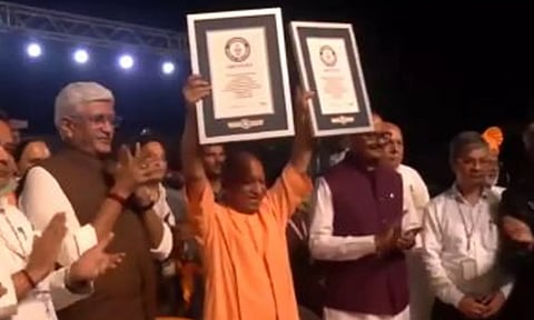 2 புதிய கின்னஸ் சாதனைகளை படைத்த உ.பி. தீபத்திருவிழா