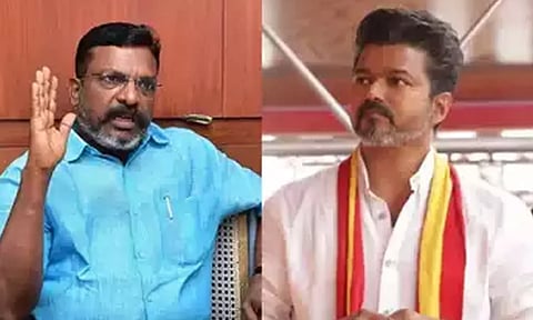 ஆட்சி அதிகாரத்தில் பங்கு என்ற விஜயின் அறிவிப்பு - தி.மு.க., அ.தி.மு.க. சும்மா இருக்குமா என்ன? : திருமாவளவன்
