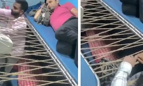 ரெயிலில் பெர்த் கிடைக்கல, ஆனா பிரச்சனை இல்ல.. பயணியின் பயங்கர ஐடியா.. இணையத்தில் வைரல்!