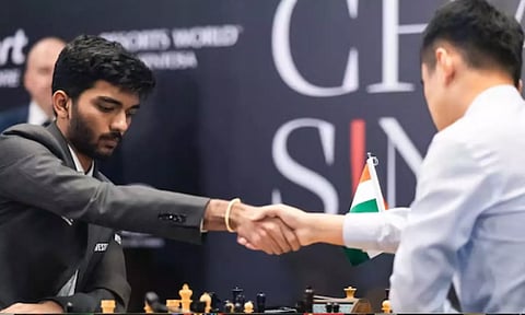 உலக செஸ் சாம்பியன்ஷிப்: குகேஷ் vs டிங் லிரென் - 'டிரா'வில் முடிந்த 5வது சுற்று