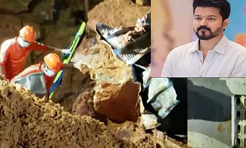 திருவண்ணாமலை மண்சரிவு- நெஞ்சை பதற வைக்கிறது... விஜய் இரங்கல்