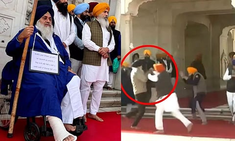 VIDEO: பொற்கோவில் வாசலில் அகாலிதள தலைவர் சுக்பீர் சிங் மீது துப்பாக்கிச்சூடு - பஞ்சாபில் பரபரப்பு