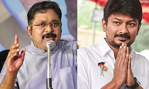 உதயநிநி தேர்தலில் நின்று ஜெயித்தவர், அதை எப்படி நாம் குறை சொல்ல முடியும் - டிடிவி தினகரன்
