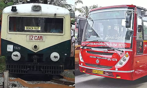 மின்சார ரெயில்களின் அட்டவணை மாற்றம்- கூடுதல் பேருந்துகள் இயக்க போக்குவரத்து கழகம் முடிவு