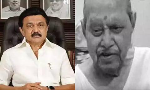 புதுச்சேரி முன்னாள் முதல்வர் எம்.டி.ஆர். ராமச்சந்திரன் உயிரிழப்பு - முதலமைச்சர் மு.க. ஸ்டாலின் இரங்கல்