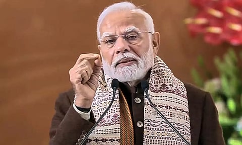 எங்கள் அரசு வளர்ச்சி, பாரம்பரியத்தின் மந்திரத்தில் செயல்படுகிறது.. பிரதமர் மோடி பெருமிதம்