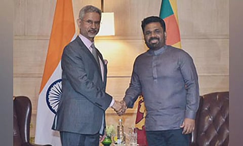 இலங்கை அதிபருடன் வெளியுறவுத்துறை மந்திரி ஜெய்சங்கர் சந்திப்பு