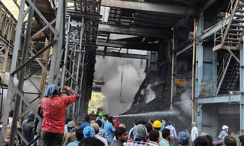 மேட்டூர் அனல் மின் நிலையத்தில் பயங்கர விபத்து
