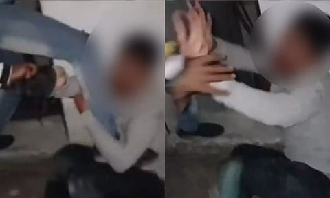 VIDEO: மொட்டை மாடியில் இளைஞனுடன் ரொமான்ஸ் செய்த மனைவி.. கையும் களவுமாக பிடித்து புரட்டி எடுத்த கணவன்