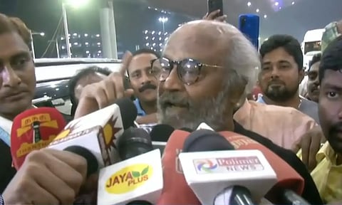 அரசியல் கேள்வி கேட்காதீங்கனு சொல்லியிருக்கேன்.. ரஜினிகாந்த்