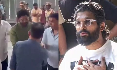 VIDEO: 'புஷ்பா 2' கூட்டநெரிசலில் காயமடைந்த சிறுவனை மருத்துவமனைக்கு சென்று சந்தித்த அல்லு அர்ஜுன்