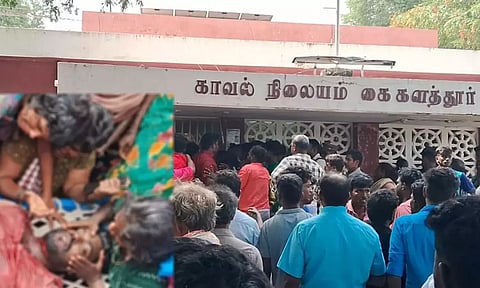 கை.களத்தூரில் டிரைவர் வெட்டிக்கொலை சம்பவம் எதிரொலி: சப்-இன்ஸ்பெக்டர்கள் 4 பேர் அதிரடி மாற்றம்
