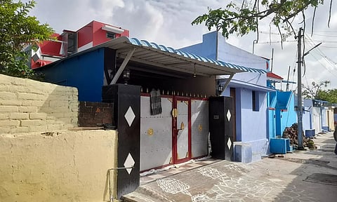 சோதனை நடந்த கொள்ளையன் வீடு