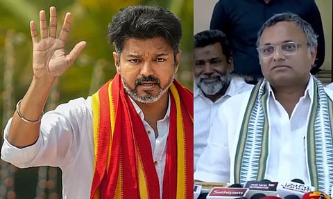 விஜய் அரசியலில் கெளரவத் தோற்றம் போல வருகிறார் - எம்.பி. கார்த்தி சிதம்பரம்
