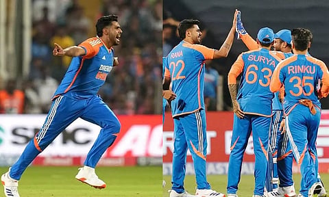 பந்து வீச்சில் அசத்திய ஹர்ஷித் ராணா- இங்கிலாந்துக்கு எதிராக தொடரை கைப்பற்றியது இந்தியா