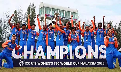 மகளிர் U19 உலக கோப்பையை கைப்பற்றிய இந்திய அணிக்கு ரூ.5 கோடி பரிசு அறிவித்த பிசிசிஐ