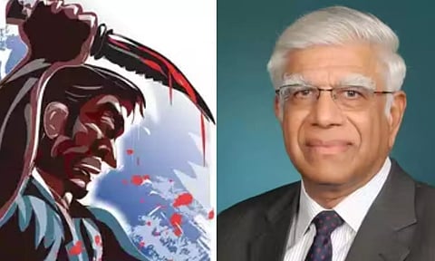 தொழிலதிபர் தாத்தாவை 73 முறை கத்தியால் குத்திக் கிழித்த பேரன்.. ஐதராபாத்தில் பரபரப்பு சம்பவம்