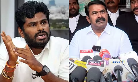 நா.த.க. வரைவு அறிக்கையை அண்ணாமலை ஒழுங்காக படிக்க வேண்டும்- சீமான்