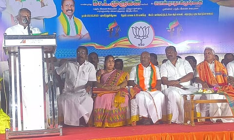 பல தவறுகளை மறைக்க மத்திய அரசை குறைகூறி தி.மு.க. அரசு தப்பித்து வருகிறது- பொன்.ராதாகிருஷ்ணன்