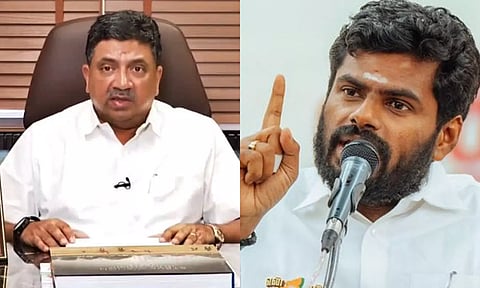 என் 2 மகன்களும் பள்ளிப்படிப்பை இருமொழியில்தான் படித்தார்கள்- அண்ணாமலைக்கு பி.டி.ஆர். பதில்
