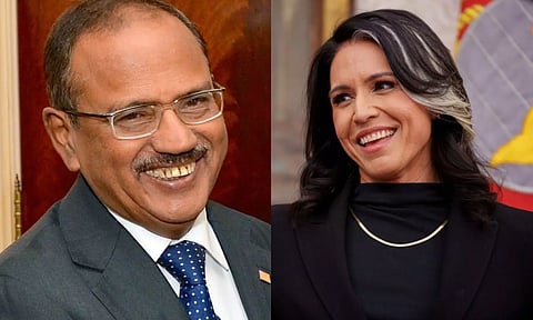 இந்தியா வந்த அமெரிக்க தேசிய புலனாய்வு இயக்குநர் துளசி கப்பார்ட்.. அஜித் தோவலுடன் சந்திப்பு!