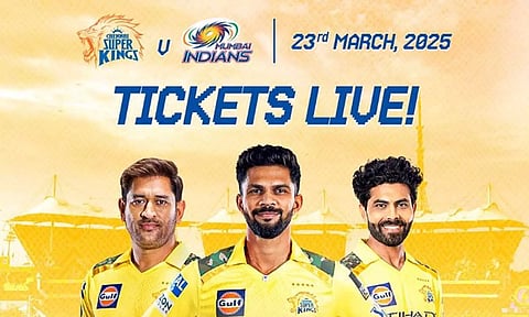IPL 2025: 23ம் தேதி மோதும் சென்னை - மும்பை அணிகள் - டிக்கெட் விற்பனை தொடங்கியது
