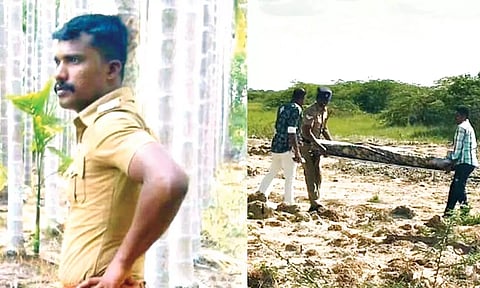 போலீஸ்காரரை எரித்துக்கொன்ற ஆட்டோ டிரைவர் மீது துப்பாக்கி சூடு - மதுரையில் பரபரப்பு