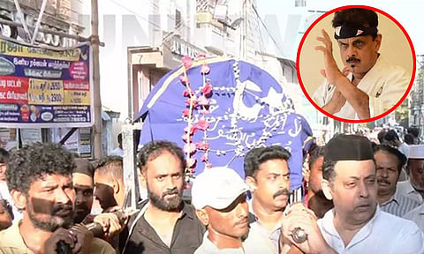 மதுரையில் கராத்தே மாஸ்டர் ஷிஹான் ஹூசைனியின் உடல் நல்லடக்கம்
