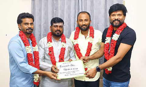 'தலைவன் நீயே, தொண்டன் நானே'... விஜய்க்காக நடிகர் சௌந்தரராஜா உருவாக்கும் ஆல்பம் பாடல்