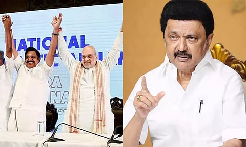 அ.தி.மு.க. - பா.ஜ.க. எனும் தோல்விக்கூட்டணி - முதலமைச்சர் மு.க.ஸ்டாலின் விமர்சனம்