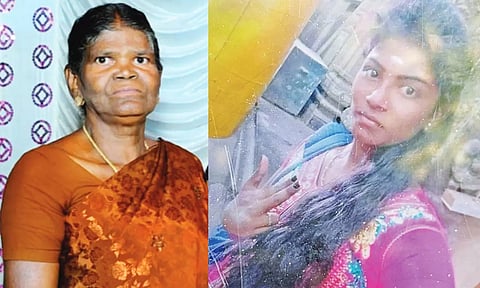 7 பவுன் நகைக்காக போலீஸ்காரரின் தாயை கொன்ற இளம்பெண் கைது